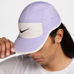 Nike Unisex DRI-Fit Fly Unstructured Swoosh Cap (533 - Lilac Ice/Phantom/Black)