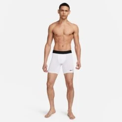 Nike Men's Pro Short Tights (100 - White/Black) 10 Nike Men's Pro Short Tights (100 - White/Black) -TCRunning Shop AURORA FB7958 100 PHSYM005 2000