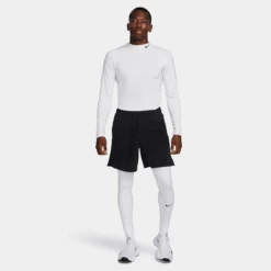 Nike Men's Dri-FIT Warm Long-Sleeve Fitness Mock (100 - White/Black) 7 Nike Men's Dri-FIT Warm Long-Sleeve Fitness Mock (100 - White/Black) -TCRunning Shop AURORA FB8515 100 PHSYM003 2000