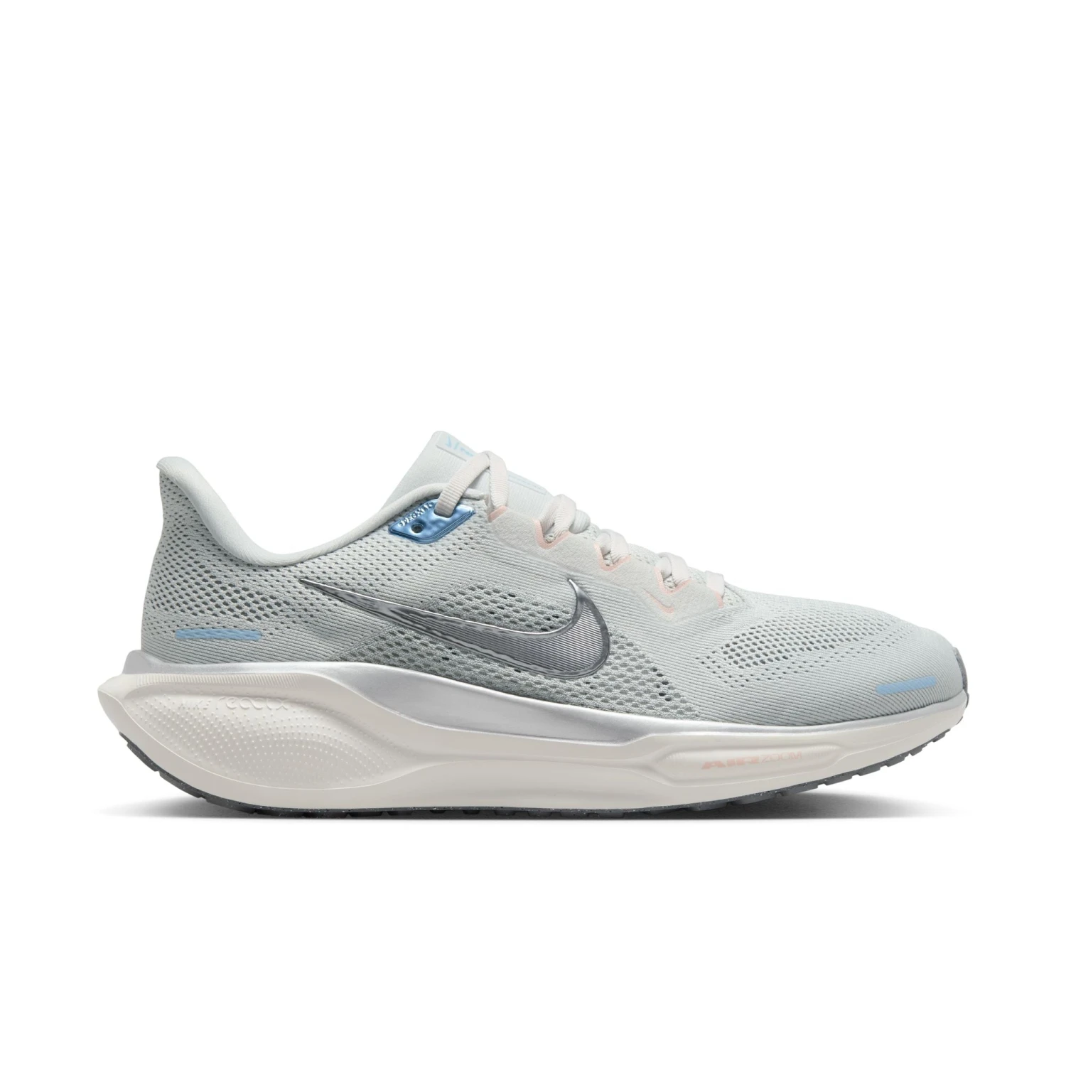 Nike Women's Pegasus 41 (007 - Photon Dust/Metallic Pewter-Sail-Echo Pink) 1 Nike Women's Pegasus 41 (007 - Photon Dust/Metallic Pewter-Sail-Echo Pink)