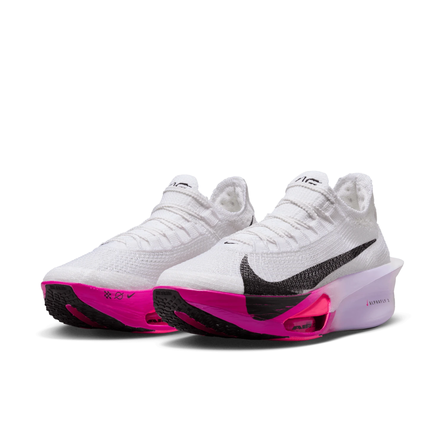 Nike Women's Alphafly 3 (100 - White/Black-Purple Agate-Vivid Grape) 3 Nike Women's Alphafly 3 (100 - White/Black-Purple Agate-Vivid Grape) - Image 3
