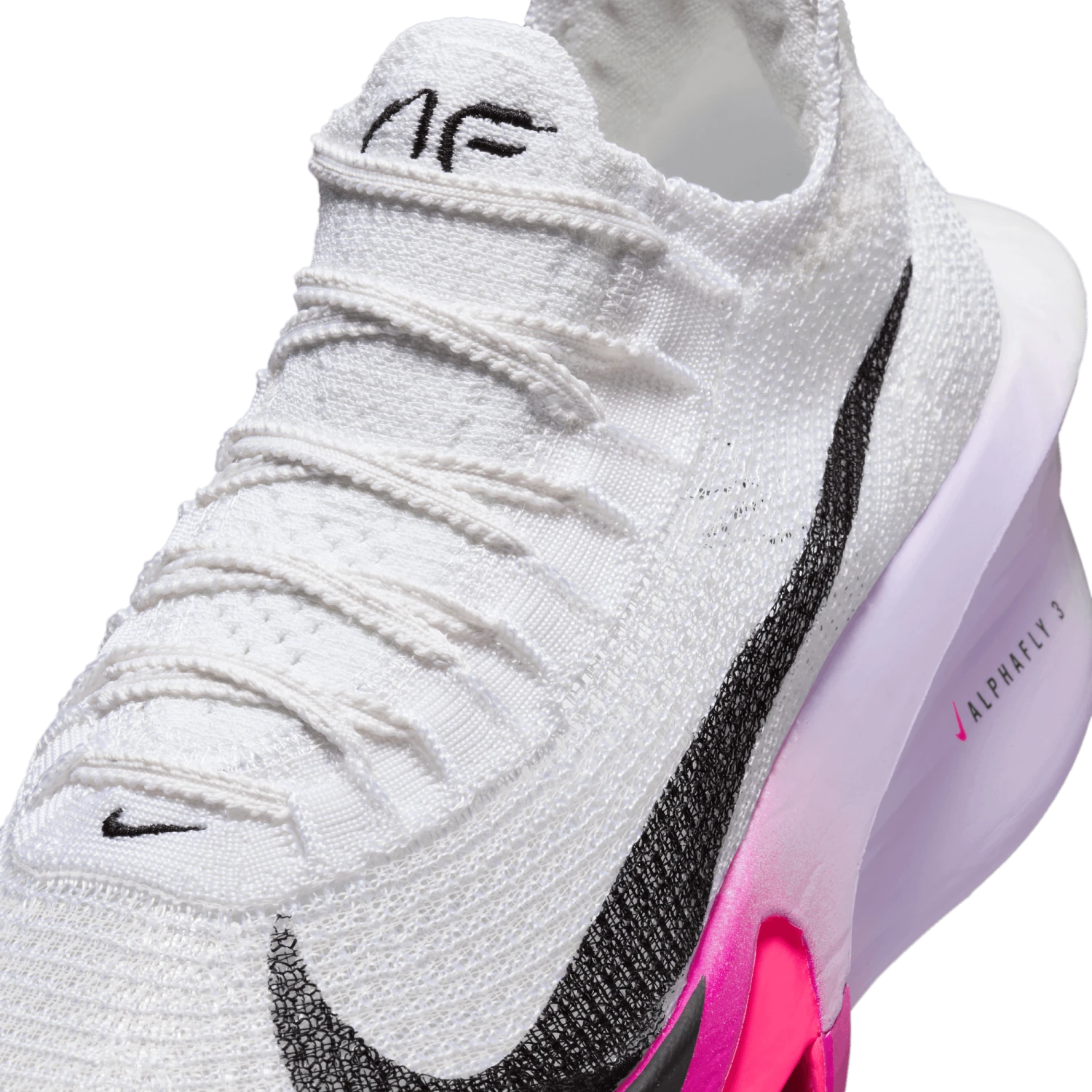Nike Women's Alphafly 3 (100 - White/Black-Purple Agate-Vivid Grape) 4 Nike Women's Alphafly 3 (100 - White/Black-Purple Agate-Vivid Grape) - Image 4