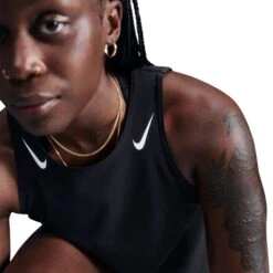 Nike Women's AeroSwift Women's Dri-FIT ADV Cropped Running Tank Top (010 - Black/White) 10 Nike Women's AeroSwift Women's Dri-FIT ADV Cropped Running Tank Top (010 - Black/White) -TCRunning Shop AURORA FN2713 010 PHSYM002 2000