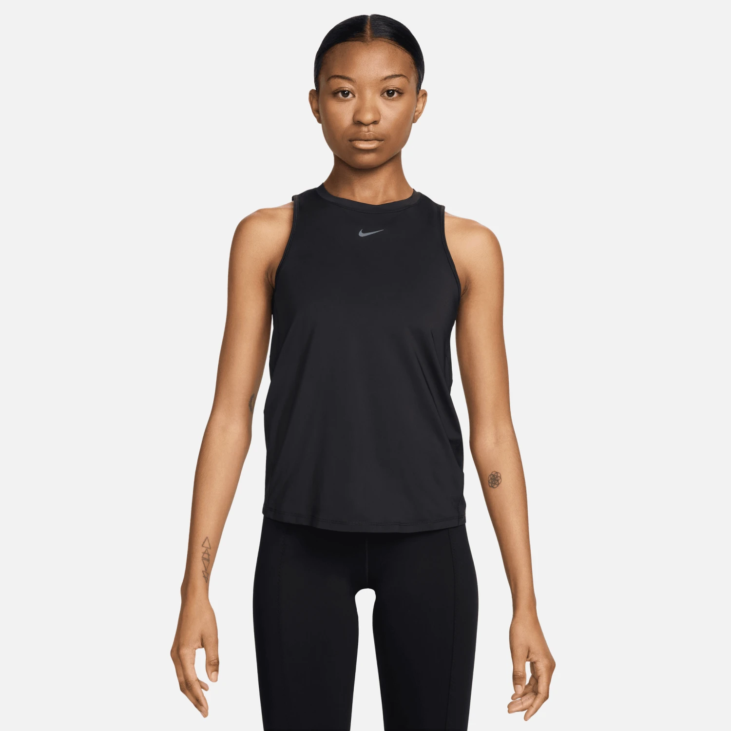 Nike Women's One Classic Dri-FIT Tank Top (010 - Black/Black) 1 Nike Women's One Classic Dri-FIT Tank Top (010 - Black/Black)