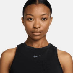 Nike Women's One Classic Dri-FIT Tank Top (010 - Black/Black) 10 Nike Women's One Classic Dri-FIT Tank Top (010 - Black/Black) -TCRunning Shop AURORA FN2808 010 PHSYM001 2000