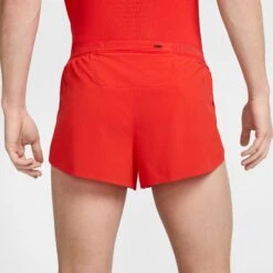 Nike Men's Aeroswift Dri-FIT ADV 2" Brief-Lined Running Shorts (696 - LT Crimson/Black) -TCRunning Shop AURORA FN3349 696 PHSYM001 2000