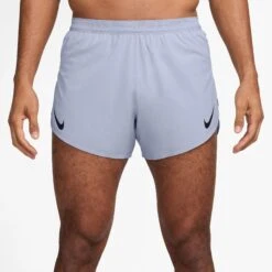 Nike Men's Aeroswift DRI-FIT ADV 4" Brief-lined Running Shorts (057 - Ghost/Black)