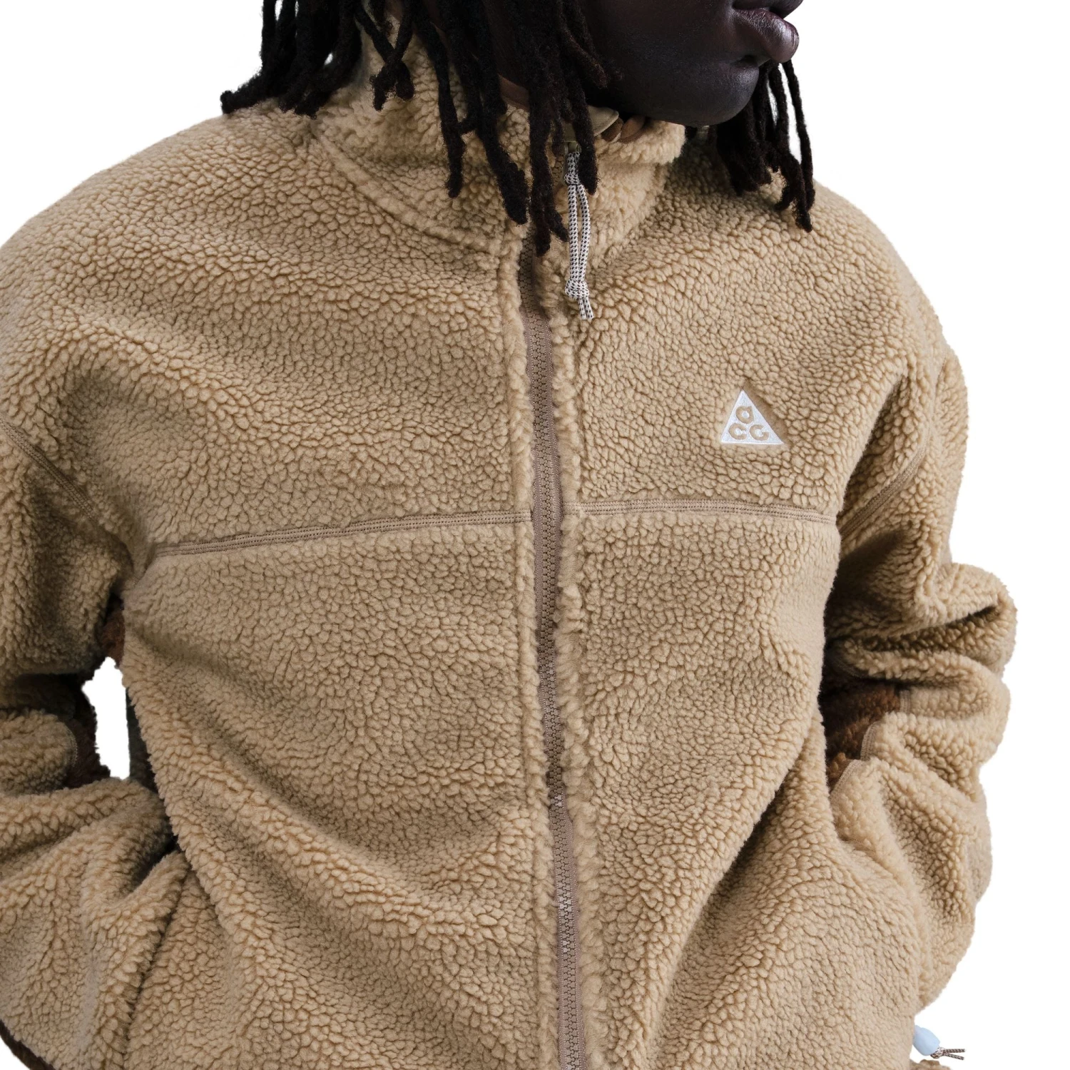 Nike Men's ACG "Canwell Glacier" Therma-FIT ADV Windproof Jacket (297 - Parachute Beige/Summit White) 3 Nike Men's ACG "Canwell Glacier" Therma-FIT ADV Windproof Jacket (297 - Parachute Beige/Summit White) - Image 3