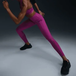 Nike Women's Go Firm-Support High-Waisted 7/8 Leggings With Pockets (518 - Hot Fuchsia) -TCRunning Shop AURORA FZ0005 518 PHSYM002 2000