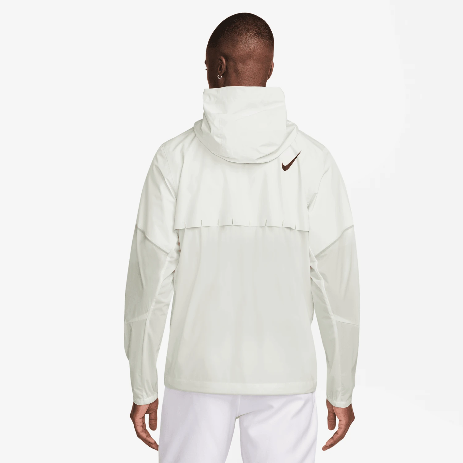 Nike Men's AeroSwift Storm-FIT Aerogami Running Jacket (121 - Summit White/Black) 2 Nike Men's AeroSwift Storm-FIT Aerogami Running Jacket (121 - Summit White/Black) - Image 2