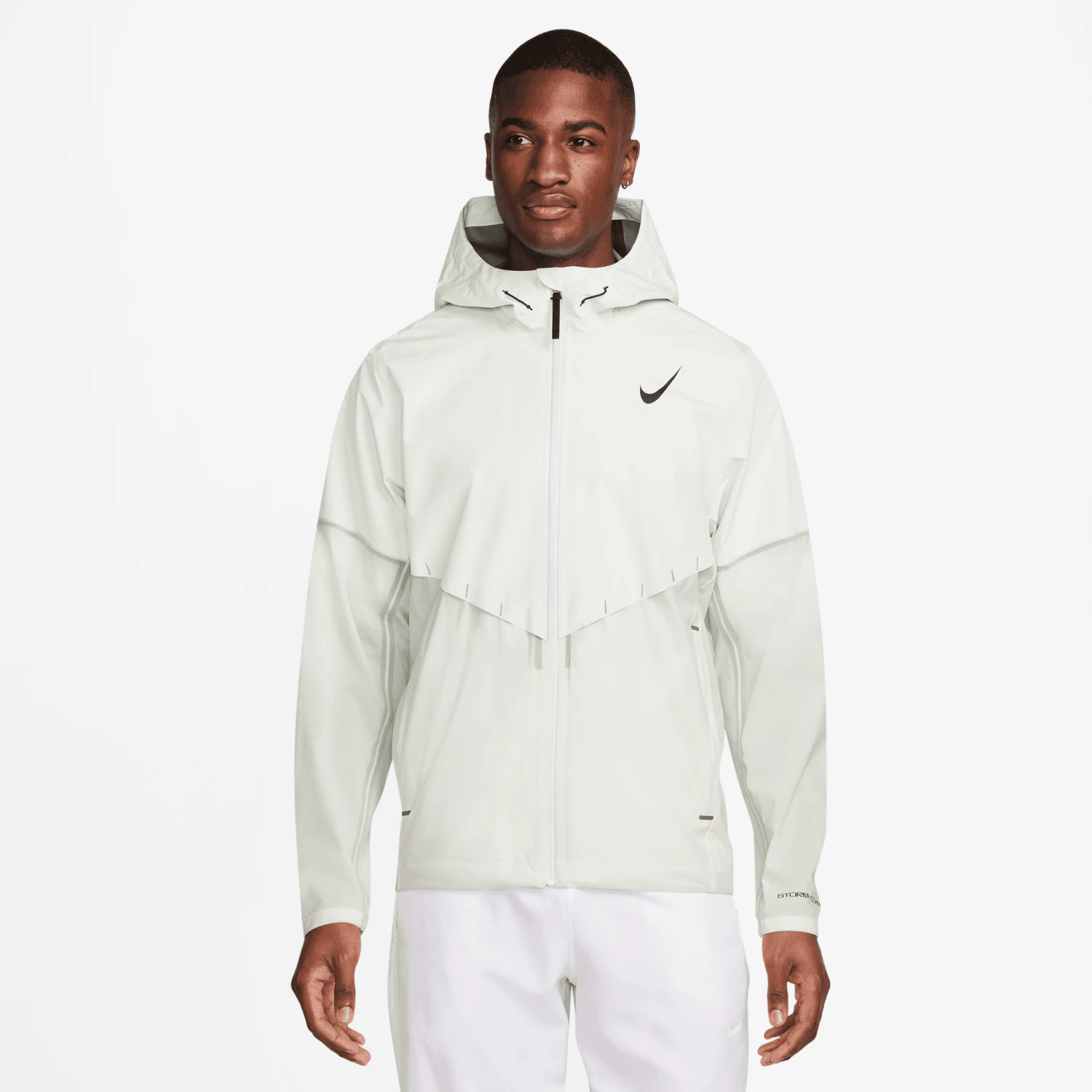 Nike Men's AeroSwift Storm-FIT Aerogami Running Jacket (121 - Summit White/Black) 1 Nike Men's AeroSwift Storm-FIT Aerogami Running Jacket (121 - Summit White/Black)
