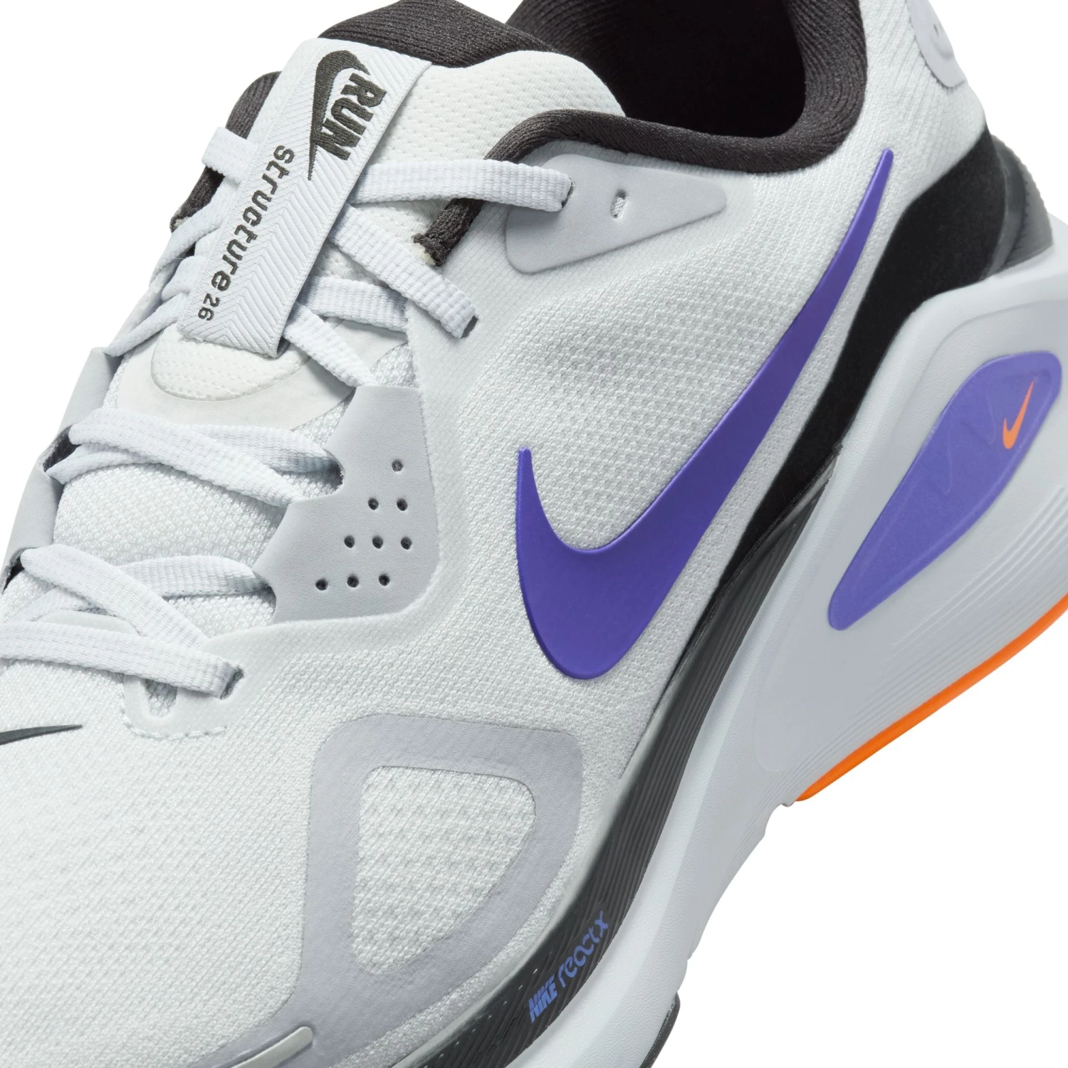 Nike Men’s Structure 26 (004 - Pure Platinum/Persian Violet-Wolf Grey) 4 Nike Men’s Structure 26 (004 - Pure Platinum/Persian Violet-Wolf Grey) - Image 4