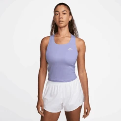 Nike Women's Trail Dri-FIT Running Tank Top (533 - Lilac Ice/summit White)