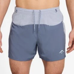 Nike Men's Trail Second Sunrise 5" Dri-FIT ADV Brief-Lined Running Shorts (499 - World Indigo/Ghost/Summit White)
