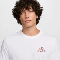Nike Men's Dri-FIT Trail T-Shirt (100 - White) -TCRunning Shop AURORA HJ3662 100 PHSYM001 2000
