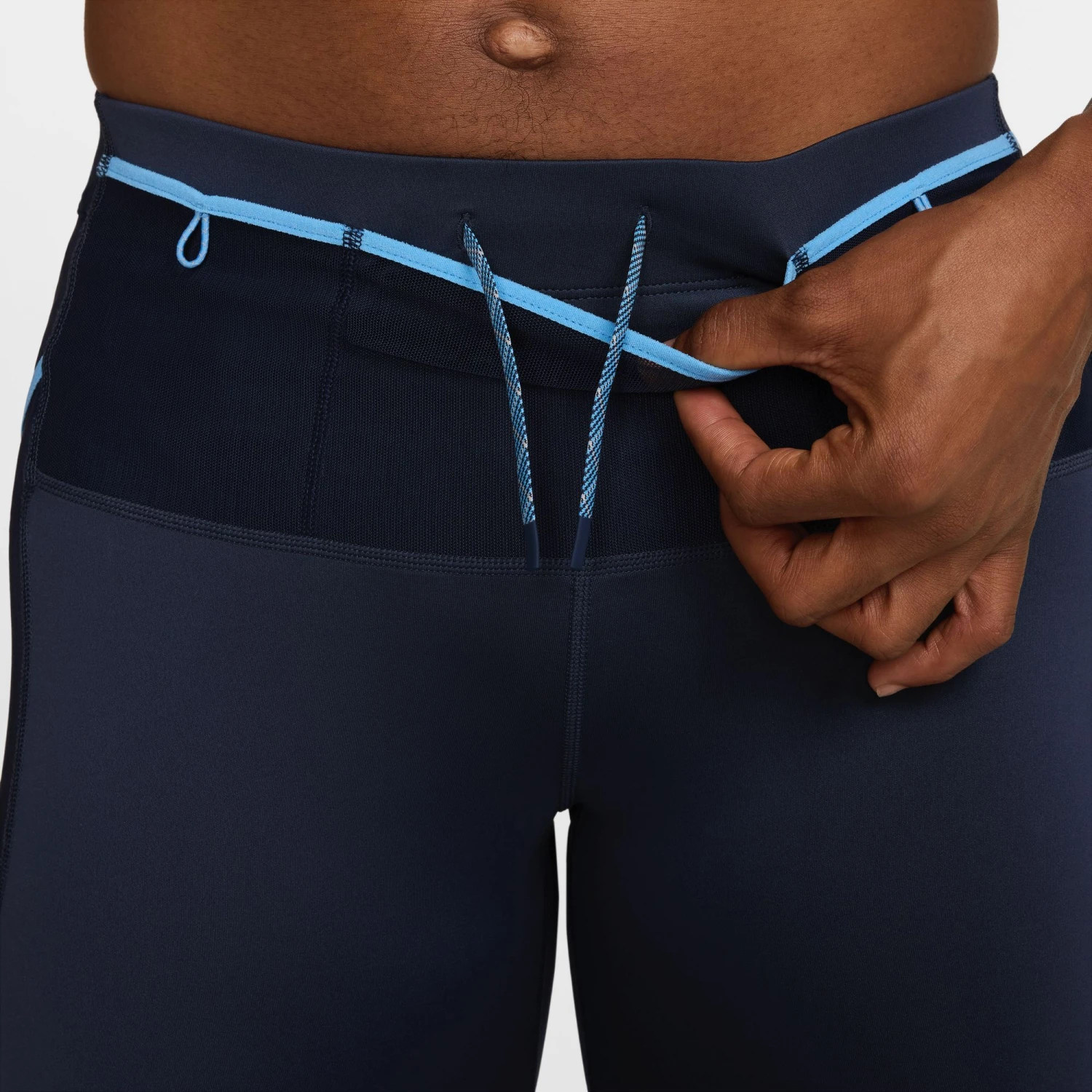 Nike Men's Lava Loops Dri-FIT ADV Running Tights (437 - Thunder Blue/Obsidian/Black) 10 Nike Men's Lava Loops Dri-FIT ADV Running Tights (437 - Thunder Blue/Obsidian/Black) - Image 10