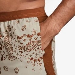 Nike Men's Trail Dri-FIT 6" Brief-Lined Running Shorts (253 - Desert Khaki/Cinnamon//Black) -TCRunning Shop AURORA HJ4174 253 PHSYM002 2000