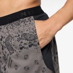 Nike Men's Trail Dri-FIT 6" Brief-Lined Running Shorts (289 - Cave Stone/Black/Black) -TCRunning Shop AURORA HJ4174 289 PHSYM002 2000