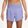 Nike Women's Trail Dri-FIT Brief-Lined Running Shorts (533 - Lilac Ice/Summit White)