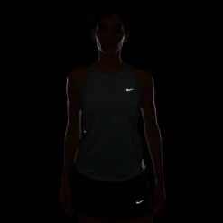 Nike Women's Swift Dri-FIT Running Tank Top (017 - Cannon/Reflective Silver) -TCRunning Shop AURORA HQ0620 017 PHSYM200 2000