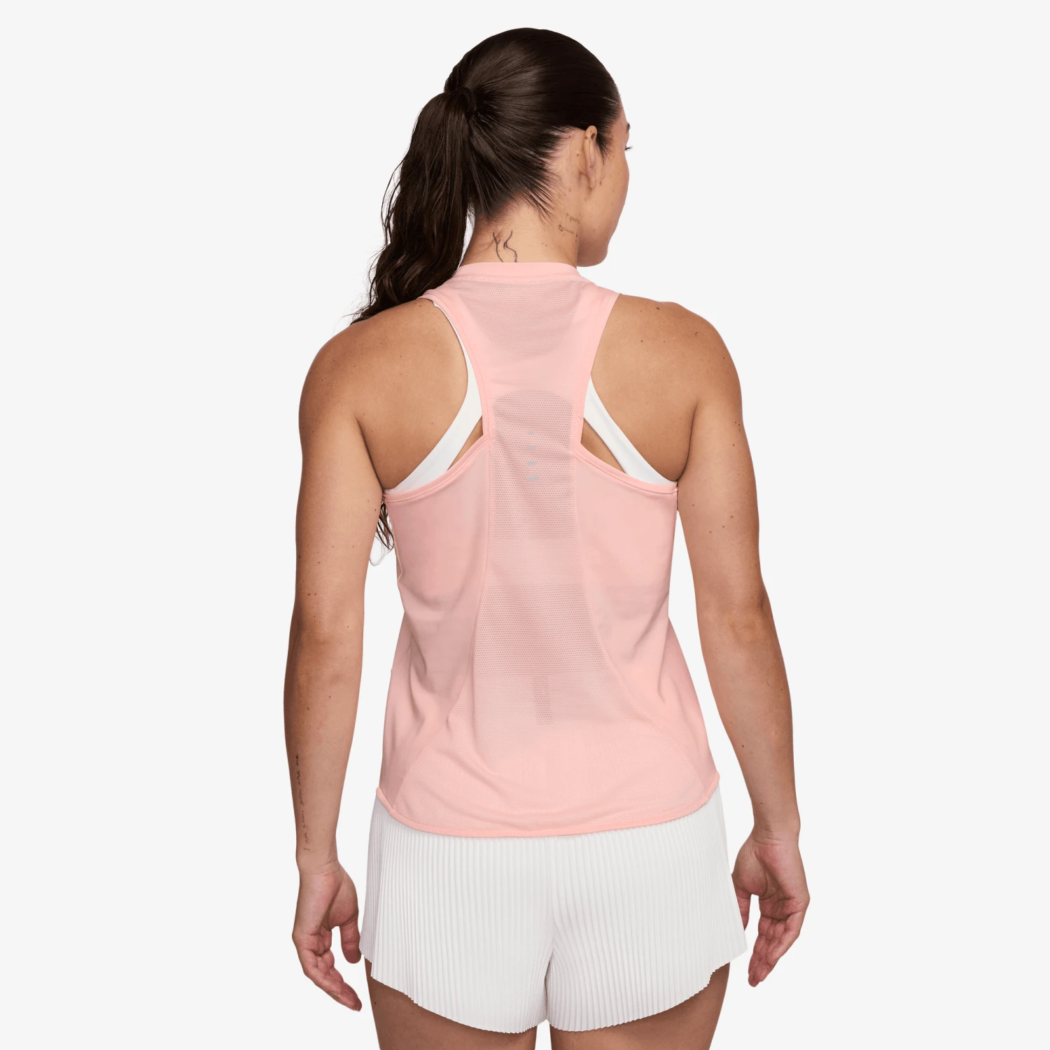 Nike Women's Swift Dri-FIT Running Tank Top (607 - Atmosphere/Reflective Silver) 3 Nike Women's Swift Dri-FIT Running Tank Top (607 - Atmosphere/Reflective Silver) - Image 3