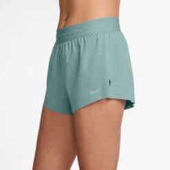 Nike Women's Swift Dri-FIT Mid-Rise 2.5" Brief-Lined Running Shorts (017 - Cannon/Reflective Silver) -TCRunning Shop AURORA HQ0638 017 PHSYM001 2000