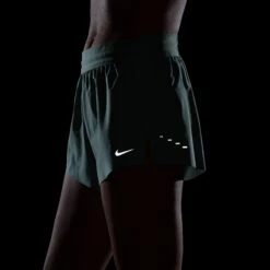 Nike Women's Swift Dri-FIT Mid-Rise 2.5" Brief-Lined Running Shorts (017 - Cannon/Reflective Silver) -TCRunning Shop AURORA HQ0638 017 PHSYM200 2000