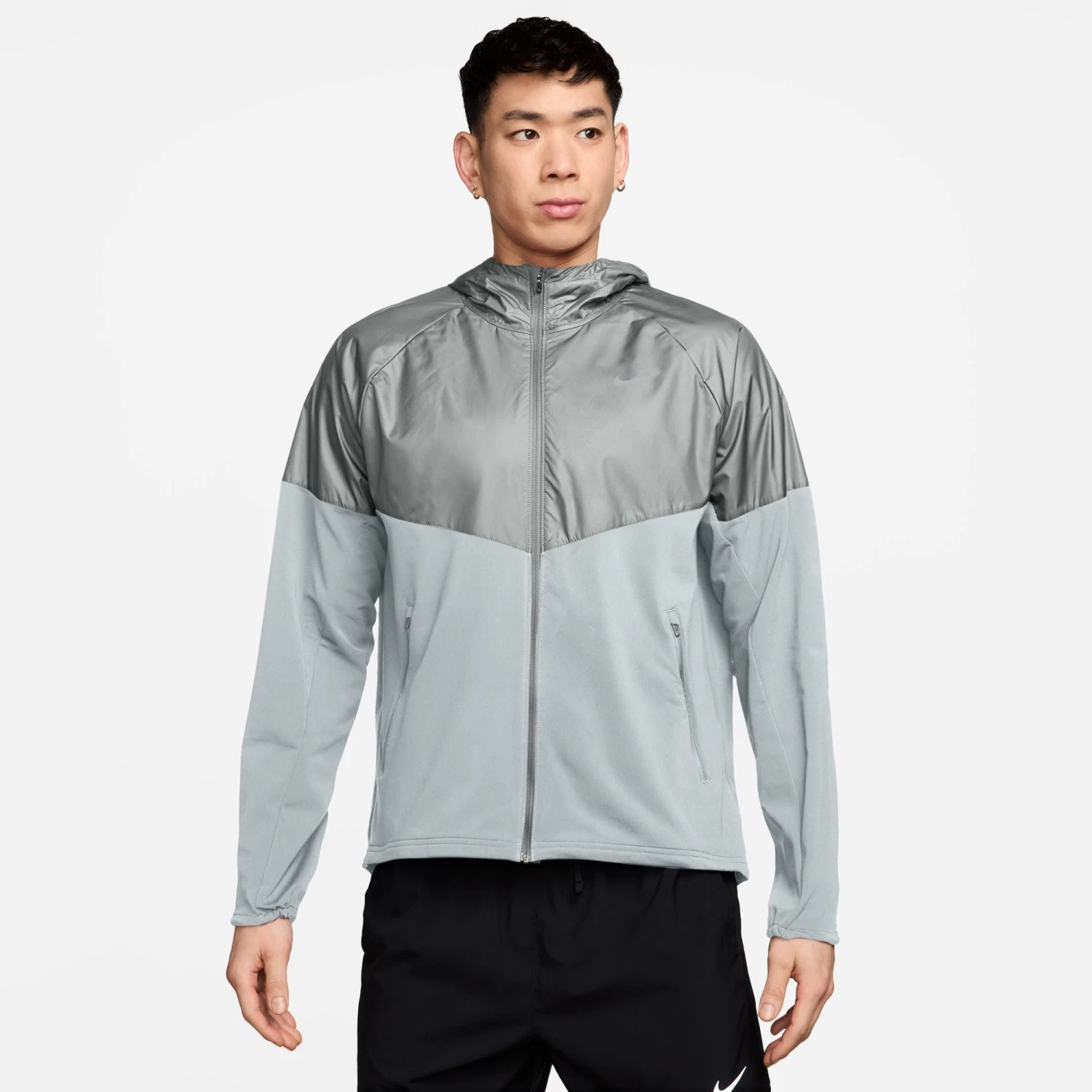 Nike Men's Miler Repel Winterized Running Jacket (043 - Pure Platinum/Reflective Silver) 1 Nike Men's Miler Repel Winterized Running Jacket (043 - Pure Platinum/Reflective Silver)