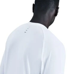 Nike Men's Stride Dri-FIT ADV Long-Sleeve Running Top (100 - White/Reflective Silver) -TCRunning Shop AURORA HV2702 100 PHSYM002 2000