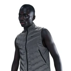 Nike Men's Therma-FIT ADV Reflective Vest (027 - Reflective Silver/Reflective Black) 10 Nike Men's Therma-FIT ADV Reflective Vest (027 - Reflective Silver/Reflective Black) -TCRunning Shop AURORA IM6278 027 PHSYM001 2000