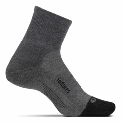 Feetures Merino 10 Cushion Quarter (Gray)