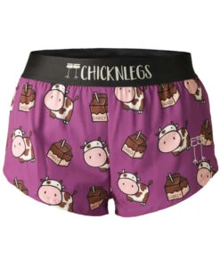 Women's Choccy Cows 1.5" Split Shorts