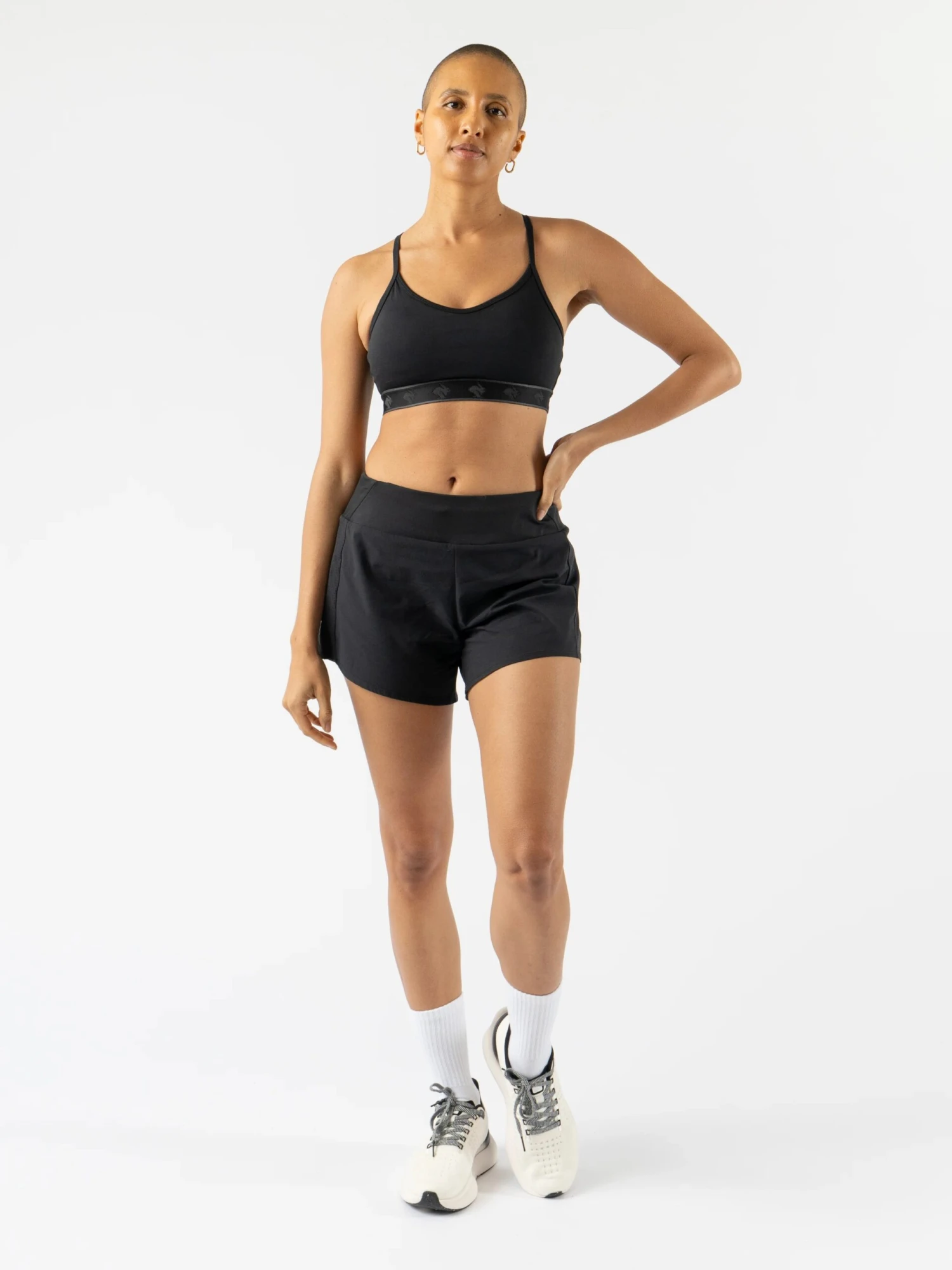 Women's Strappy Pocket Bra (Black) 2 Women's Strappy Pocket Bra (Black) - Image 2