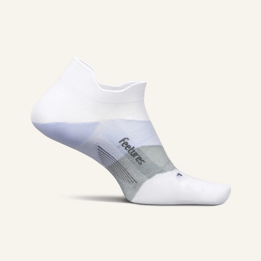 Feetures Elite Ultra Light Cushion No Show Tab (White Lilatech) 1 Feetures Elite Ultra Light Cushion No Show Tab (White Lilatech)