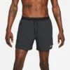 Nike Men's DRI-FIT Stride 5" Shorts (010 - Black/Black/Reflective Silver)