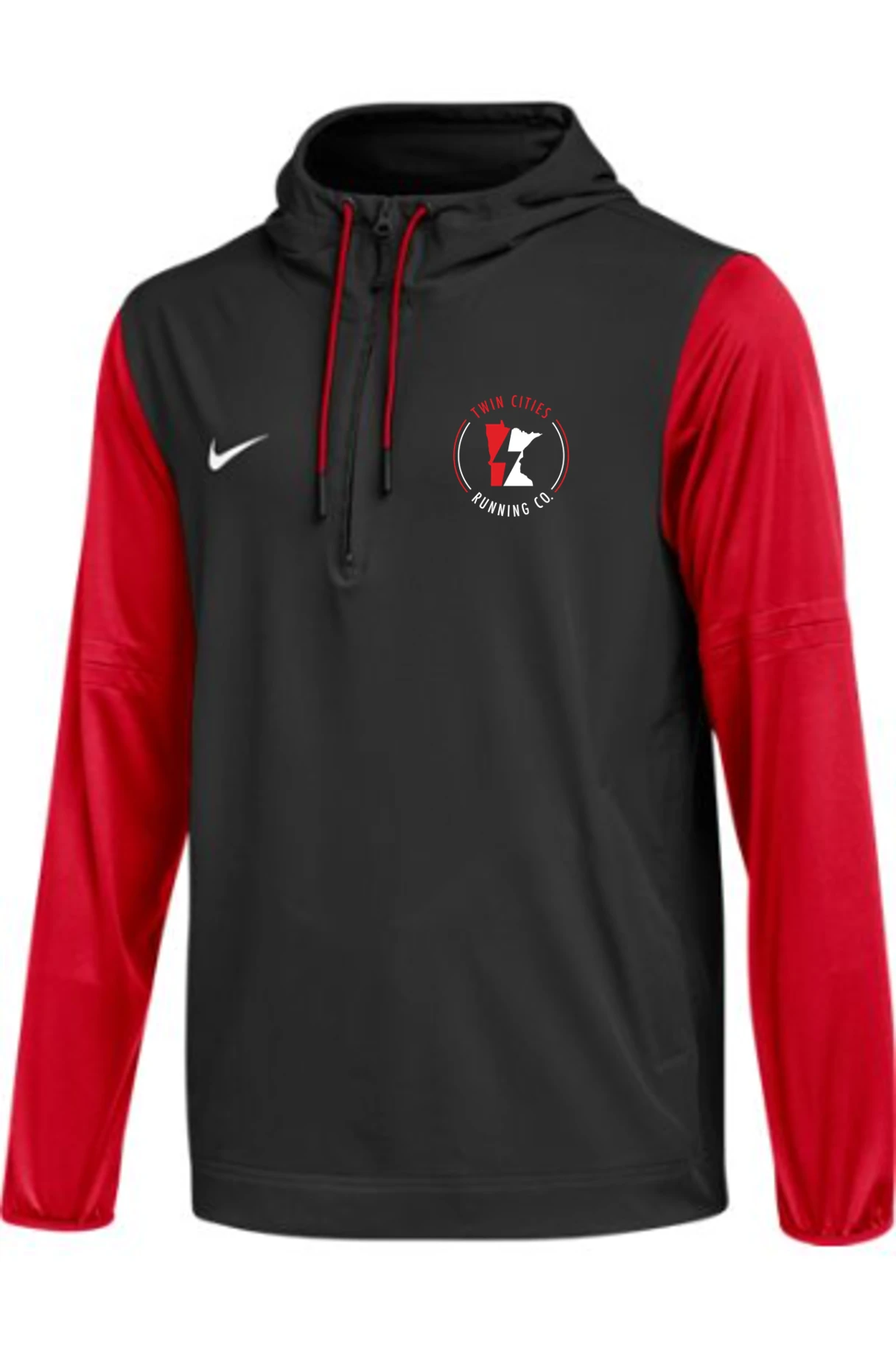 TCRC Nike Lightweight Pregame Jacket (Black/University Red) 1 TCRC Nike Lightweight Pregame Jacket (Black/University Red)