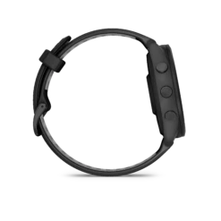 Garmin Forerunner® 265 (Black Bezel And Case With Black/Powder Gray Silicone Band) -TCRunning Shop Forerunner265 HR 1003