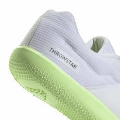 ADIDAS Unisex Throwstar (Cloud White/Core Black/Green Spark) 14 ADIDAS Unisex Throwstar (Cloud White/Core Black/Green Spark) -TCRunning Shop ID7229 8 FOOTWEAR Photography DetailView1 transparent