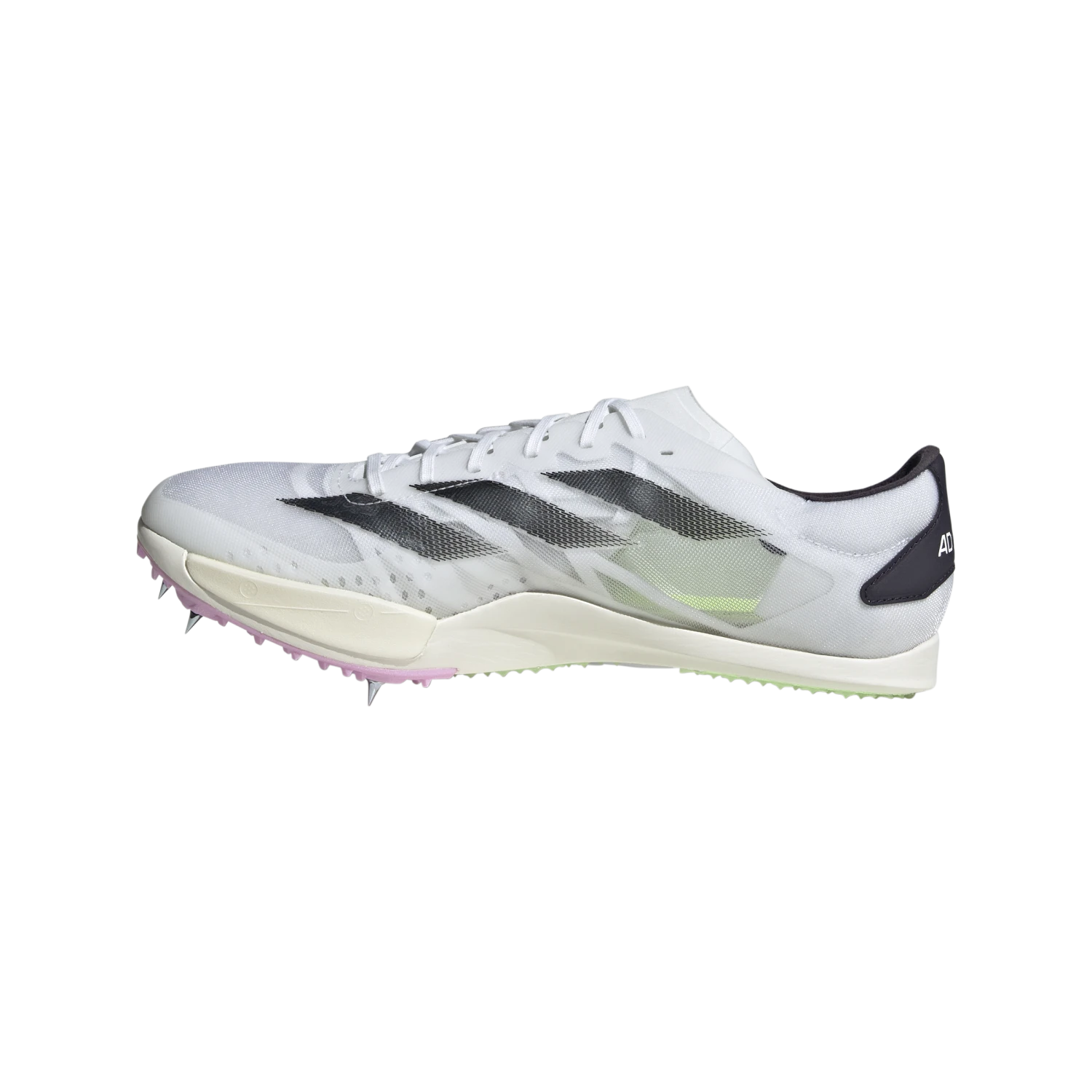 ADIDAS Unisex Adizero Ambition (Cloud White/Core Black/Green Spark) 2 ADIDAS Unisex Adizero Ambition (Cloud White/Core Black/Green Spark) - Image 2