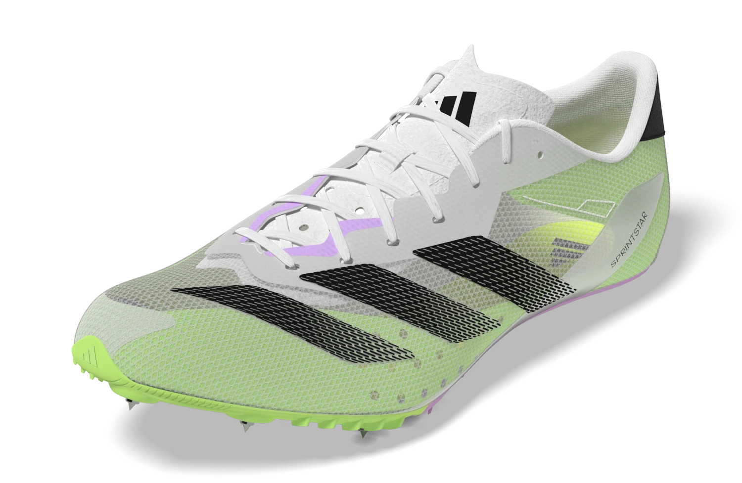 ADIDAS Unisex Sprintstar (Cloud White/Core Black/Green Spark) 4 ADIDAS Unisex Sprintstar (Cloud White/Core Black/Green Spark) - Image 4
