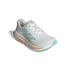 ADIDAS Women's Supernova Solution 2 (FTWWHT/FLAAQU/POWCOR) -TCRunning Shop IH2510 6 FOOTWEAR Photography FrontLateralTopView white