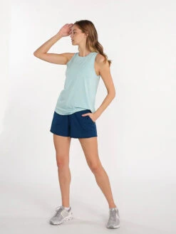 Women’s NOLA Tank 2.0 (433 - Joyful Blue Heather) 7 Women’s NOLA Tank 2.0 (433 - Joyful Blue Heather) -TCRunning Shop IMG 1866