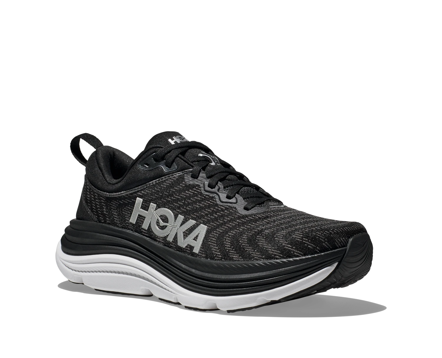 Hoka Men's Gaviota 5 (BWHT - Black/White) 3 Hoka Men's Gaviota 5 (BWHT - Black/White) - Image 3