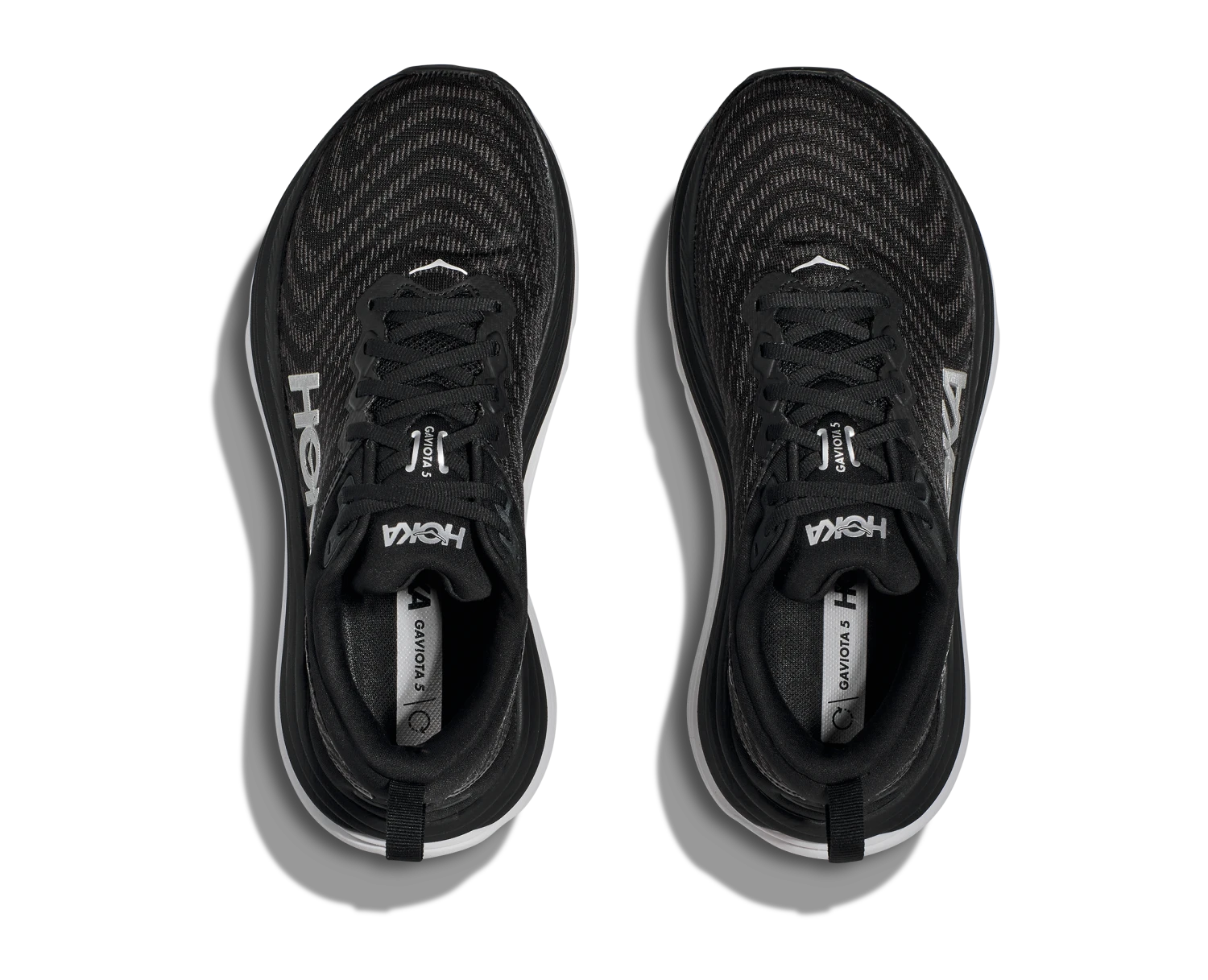Hoka Women's Gaviota 5 (BWHT - Black/White) 3 Hoka Women's Gaviota 5 (BWHT - Black/White) - Image 3