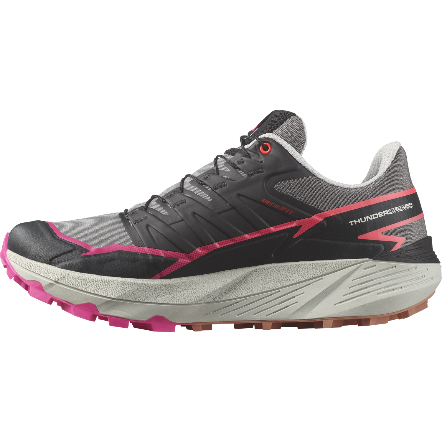 Salomon Women’s Thundercross (Plum Kitten/Black/Pink Glo) 2 Salomon Women’s Thundercross (Plum Kitten/Black/Pink Glo) - Image 2