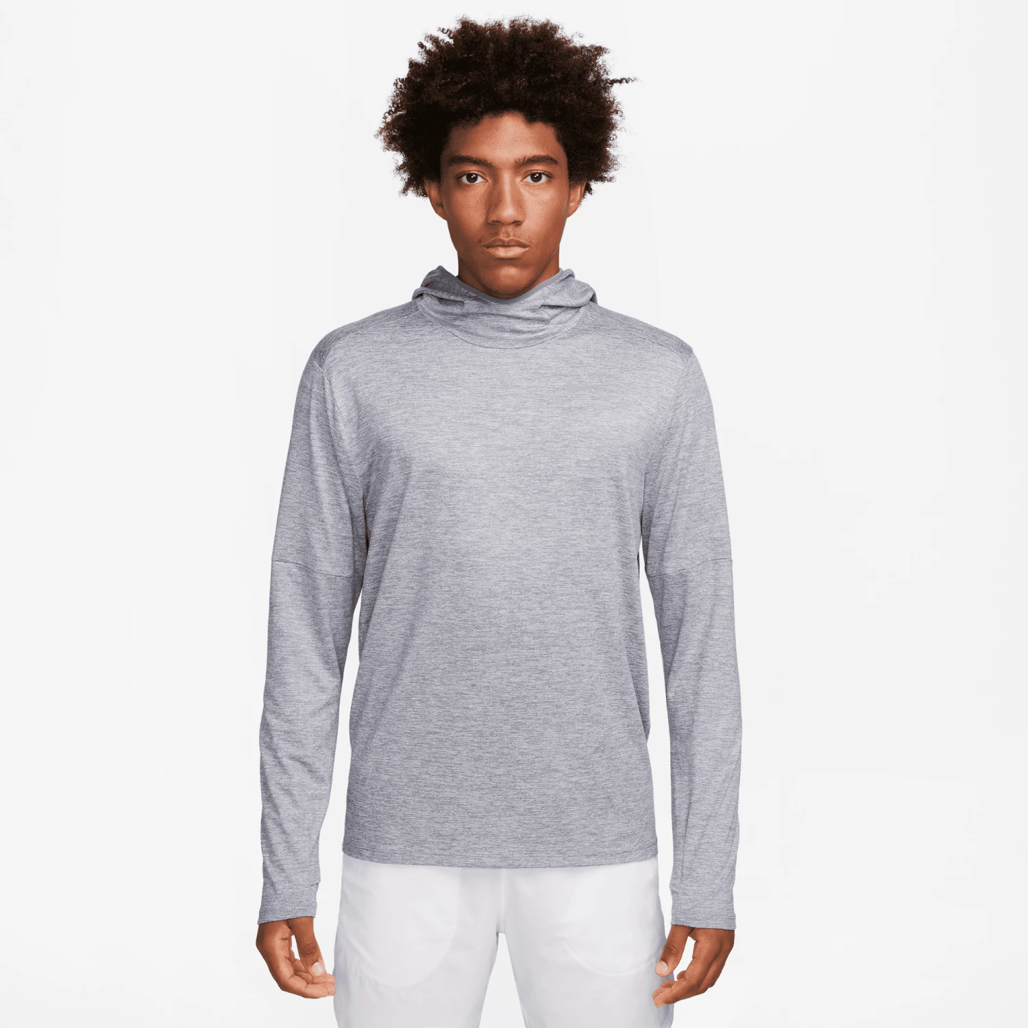 Nike Men’s DRI-FIT Element Hoodie (084 - Smoke Grey/Grey Fog/Heather/Reflective Silver) 1 Nike Men’s DRI-FIT Element Hoodie (084 - Smoke Grey/Grey Fog/Heather/Reflective Silver)