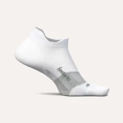 Feetures Elite Ultra Light Cushion No Show Tab (Basic White)