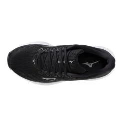 Mizuno Women's Wave Rider 28 (90HM - Black/Harbor Mist) -TCRunning Shop Image 10