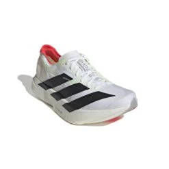 ADIDAS Men's Adizero Adios Pro 4 (Footwear White/Core Black/Silver Metallic) 7 ADIDAS Men's Adizero Adios Pro 4 (Footwear White/Core Black/Silver Metallic) -TCRunning Shop JR1094 6 FOOTWEAR Photography FrontLateralTopView white