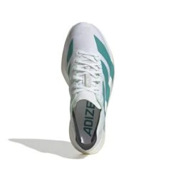 ADIDAS Women's Adizero Adios Pro 4 (FTWWHT/PURTEA/CARBON) 10 ADIDAS Women's Adizero Adios Pro 4 (FTWWHT/PURTEA/CARBON) -TCRunning Shop JR1247 3 FOOTWEAR Photography TopPortraitView white